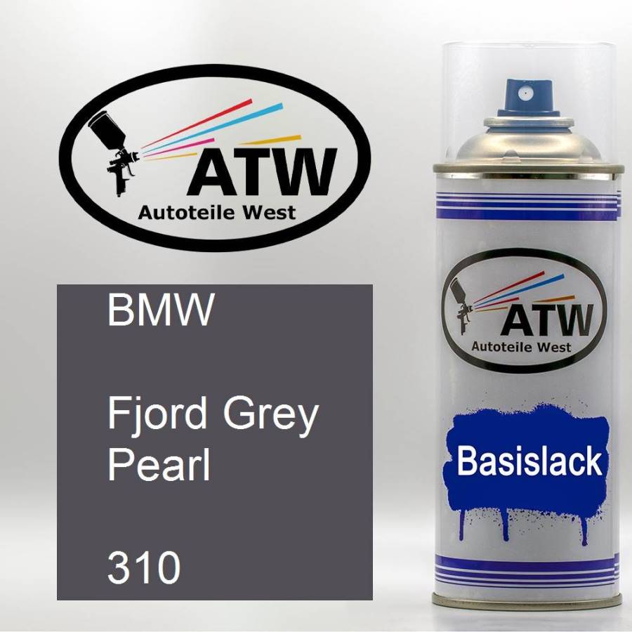 BMW, Fjord Grey Pearl, 310: 400ml Sprühdose, von ATW Autoteile West.